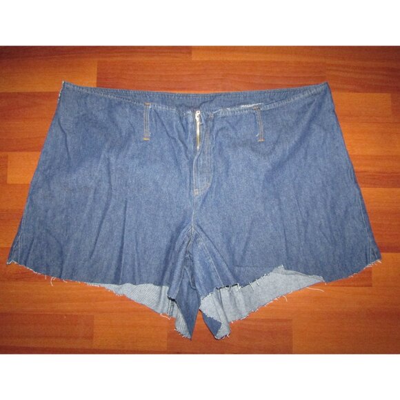 AE Plus Size Denim Cut Off Short Shorts - 24 - Picture 3 of 9